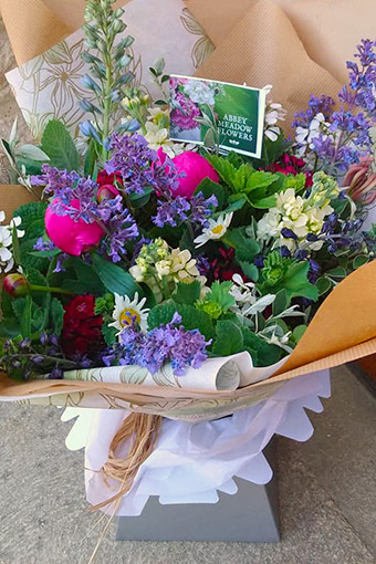 Gift bouquet of local flowers